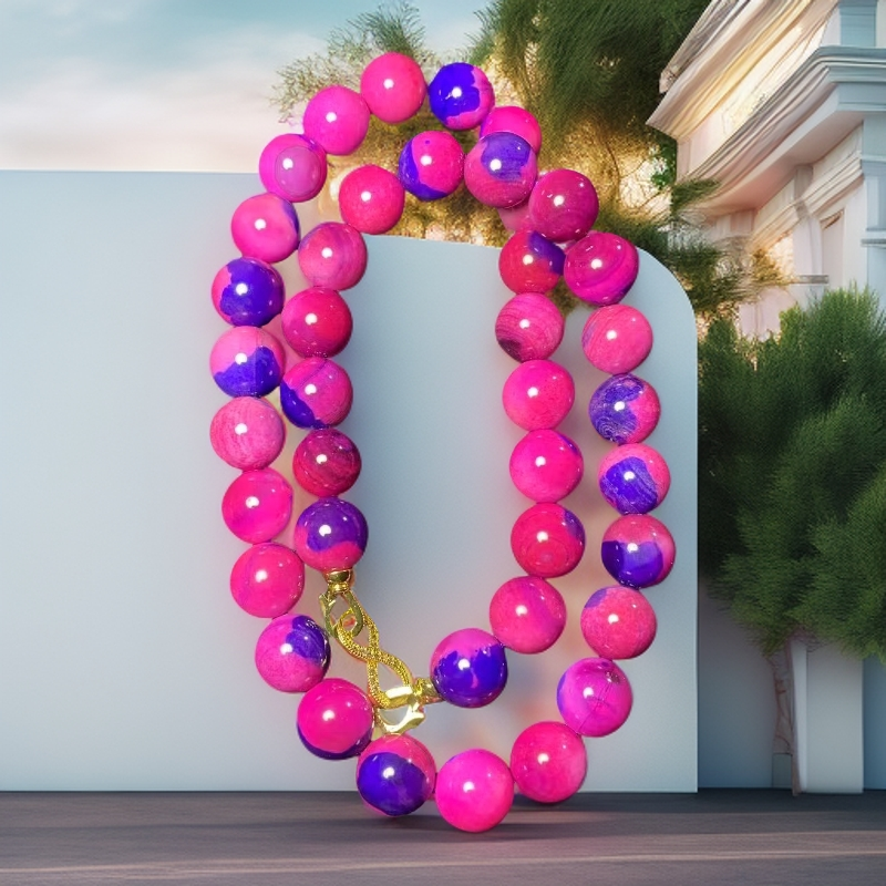 精品时尚古药西玛项链丫3015