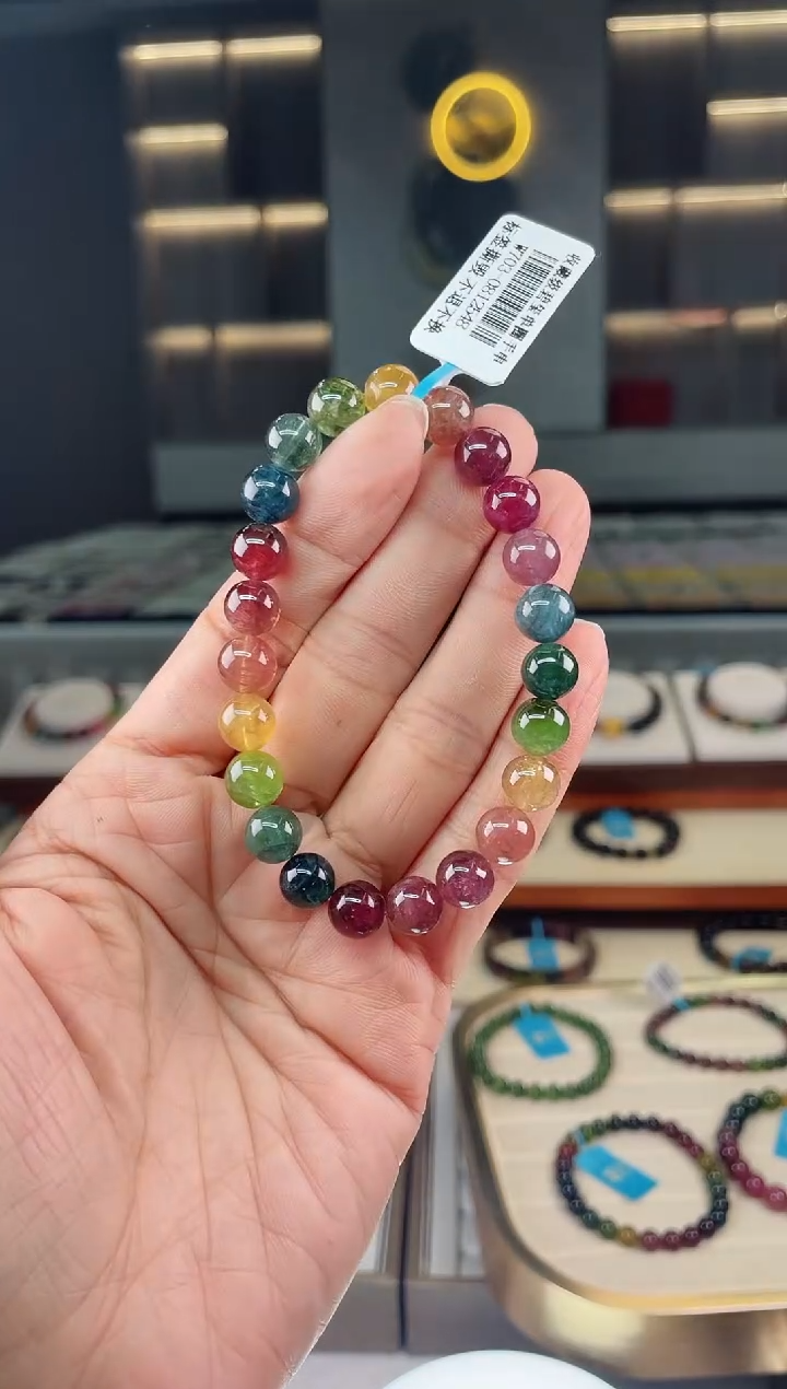 【闪购商品】碧玺单圈手串未镶嵌（多样性发一条）Q