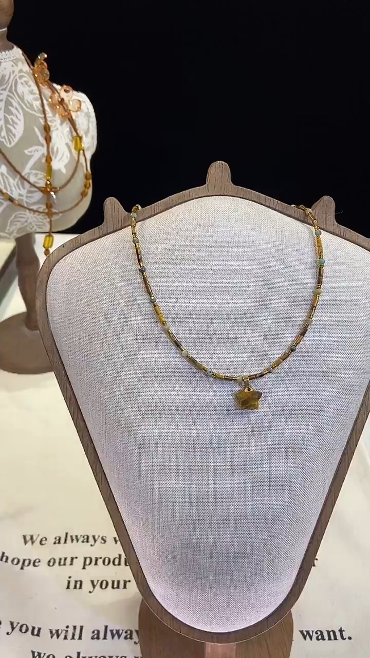 项链钛钢淡水珍珠879