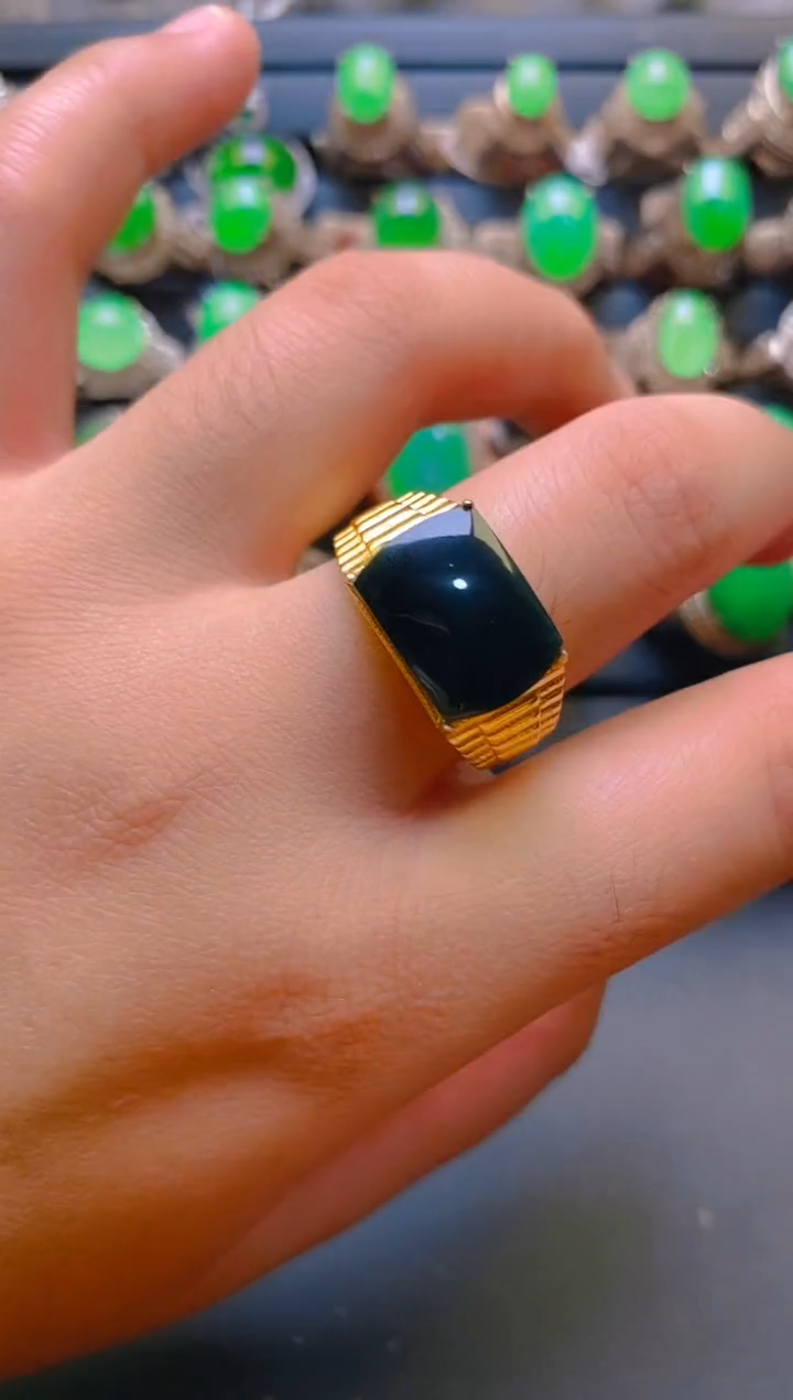 【闪购商品】翡翠耳饰银S925镶嵌天然A货翡翠1