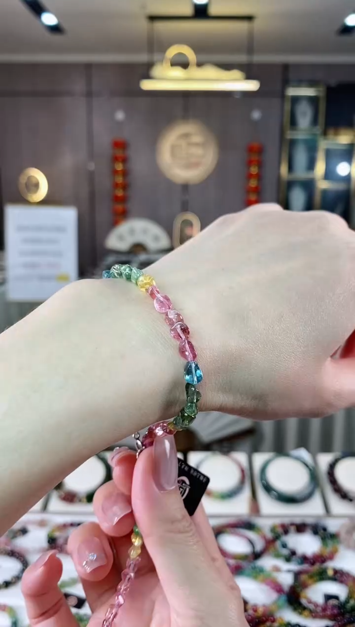 【闪购商品】碧玺随型单圈手链未镶嵌（多样性发一条）hon