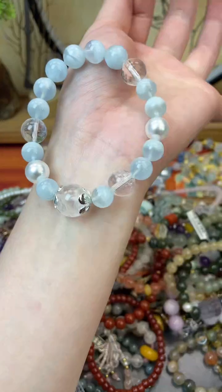 【闪购商品】海蓝宝石手链未镶嵌345