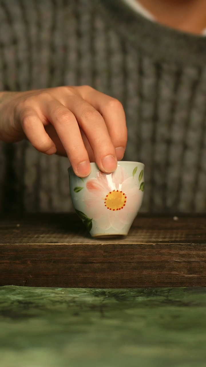 瓷器青诗集手工手绘瓷器