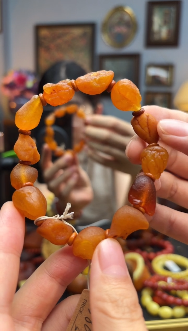 手串琥珀未镶嵌手串