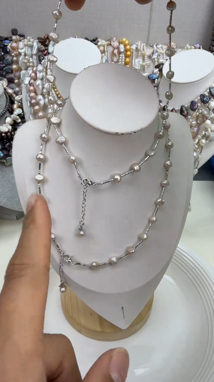 颈饰未镶嵌淡水珍珠1