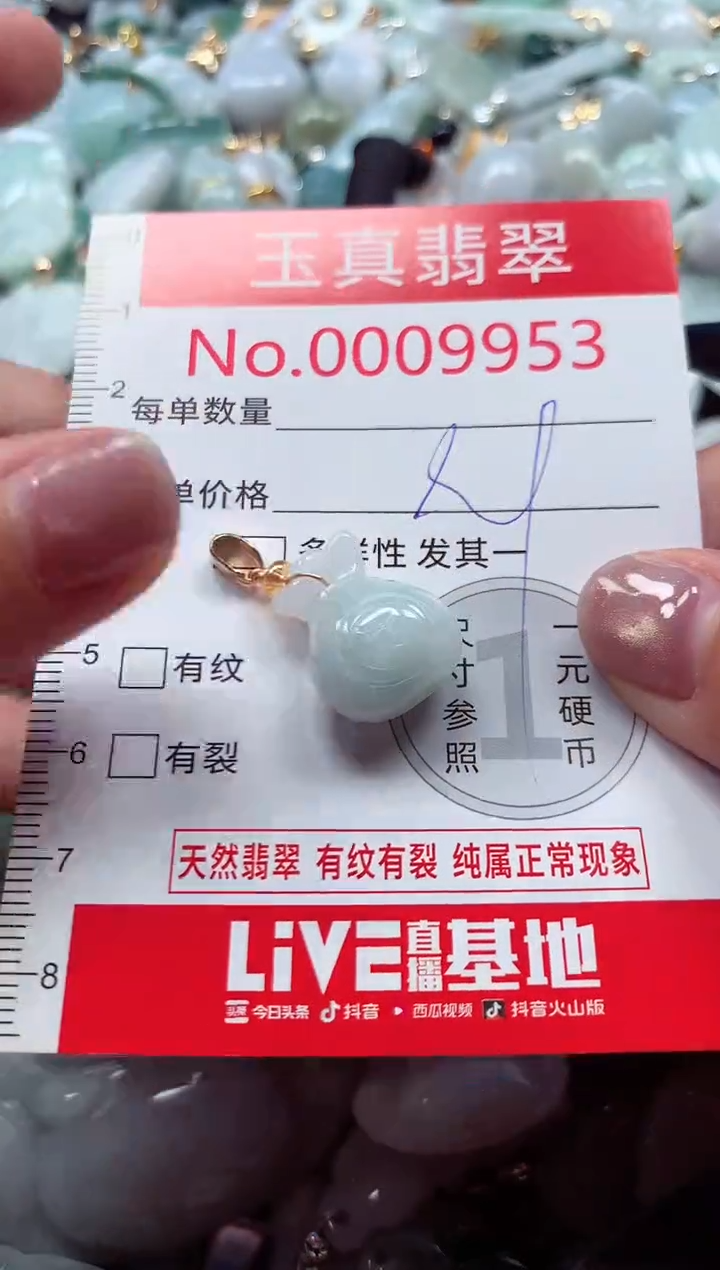 吊坠(不含链)未镶嵌翡翠9953