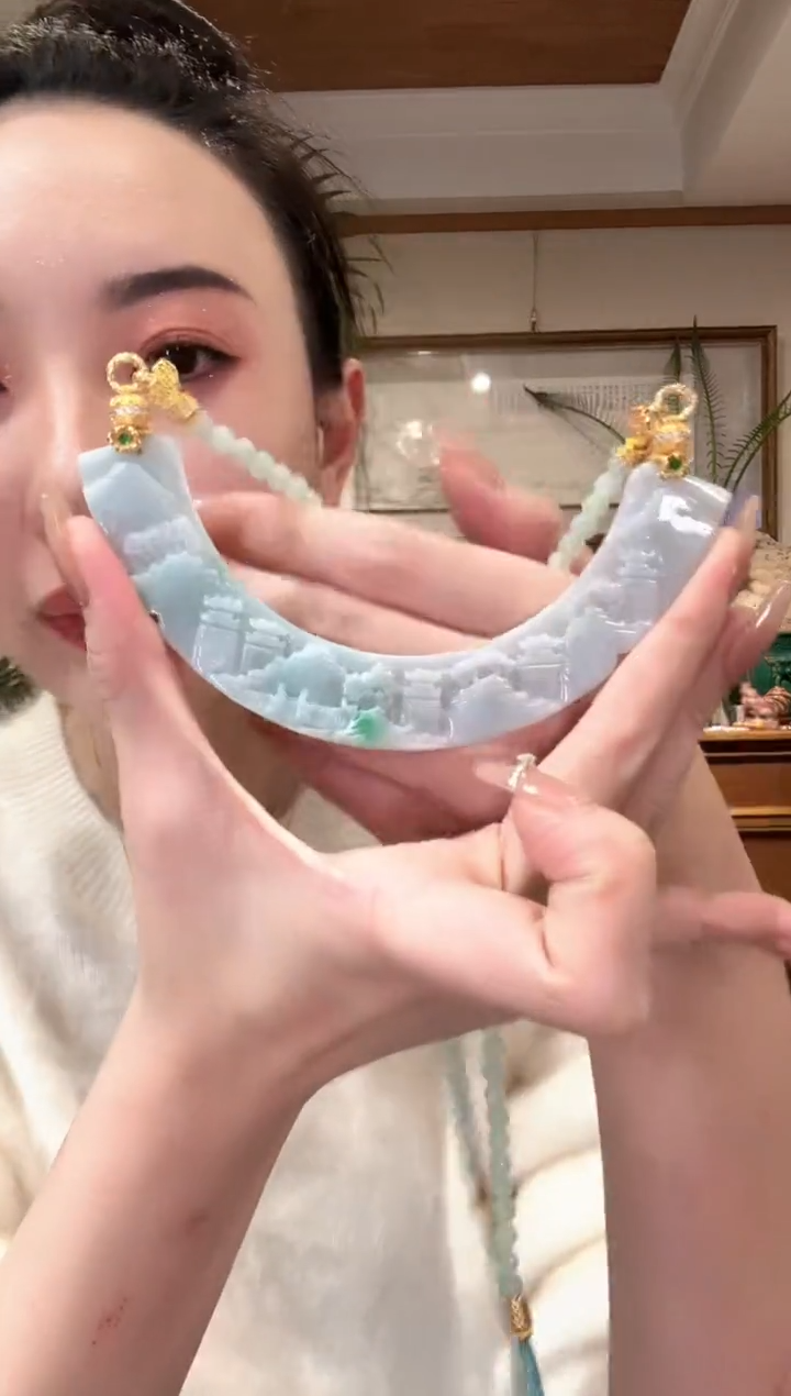 【闪购商品】翡翠颈饰未镶嵌国风