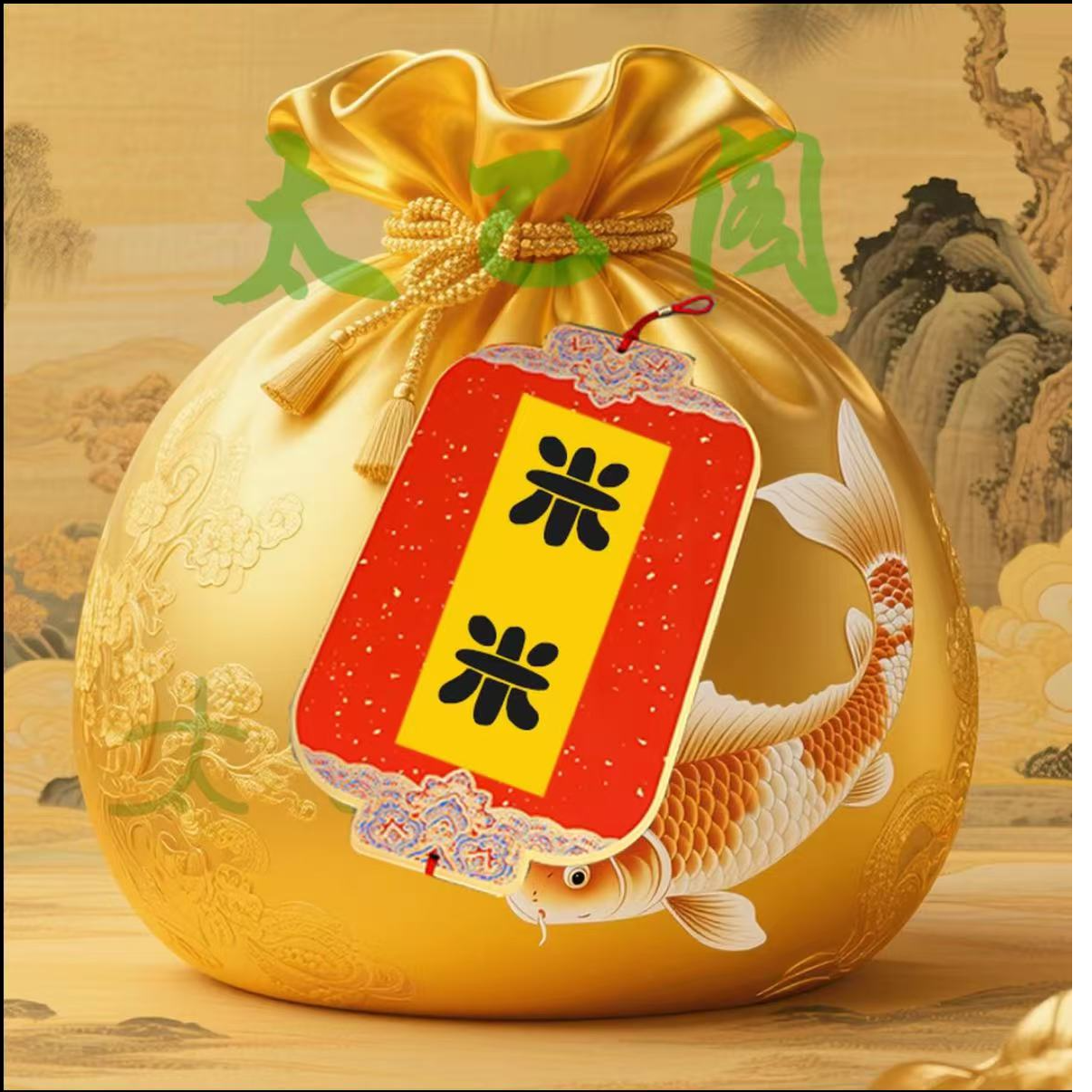 3号米米不够花（师傅推荐）生肖挂饰福袋