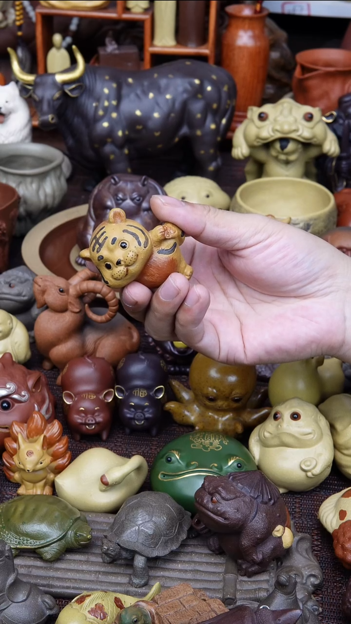 紫砂茶宠我****风林栖阁紫砂小老虎