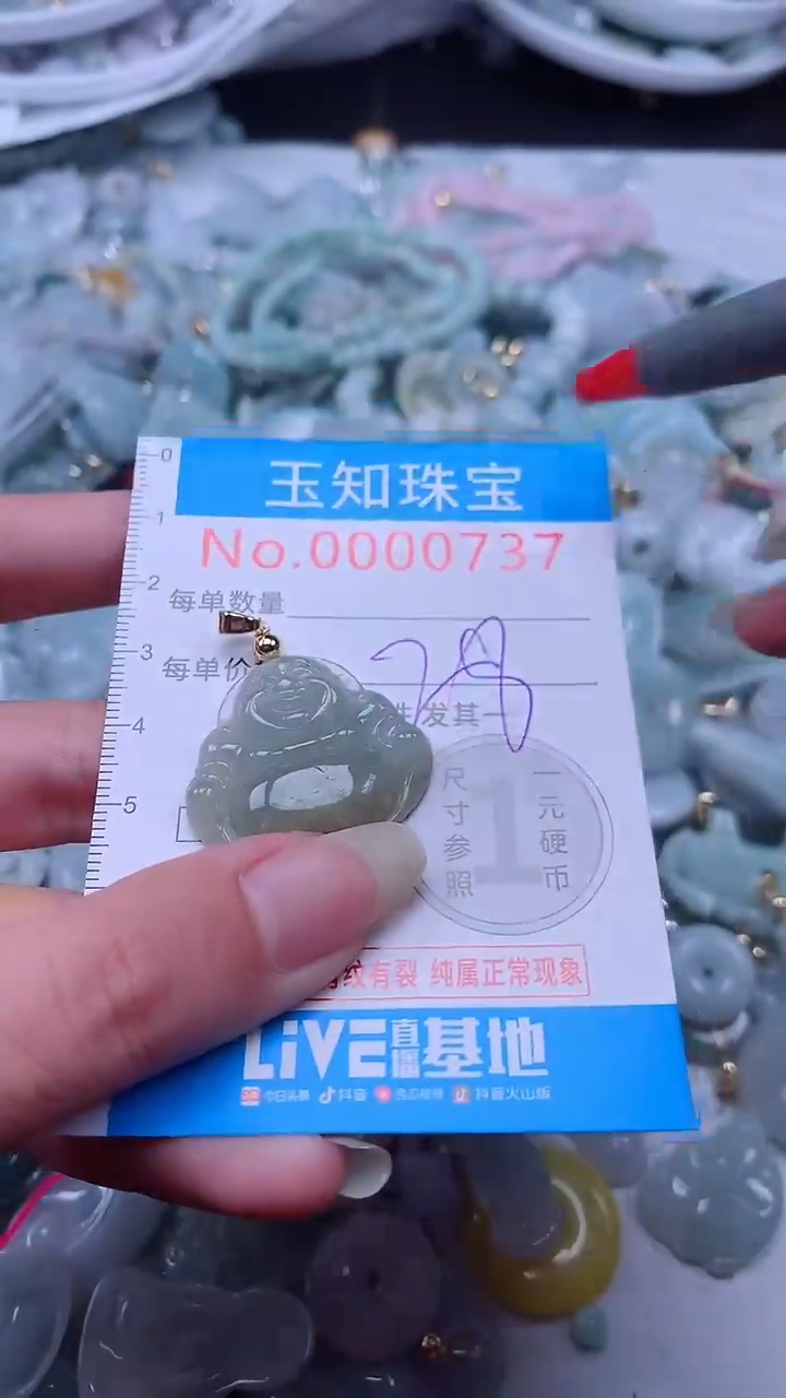 翡翠未镶嵌吊坠(不含链)737