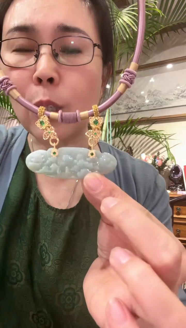 【闪购商品】翡翠颈饰未镶嵌国风