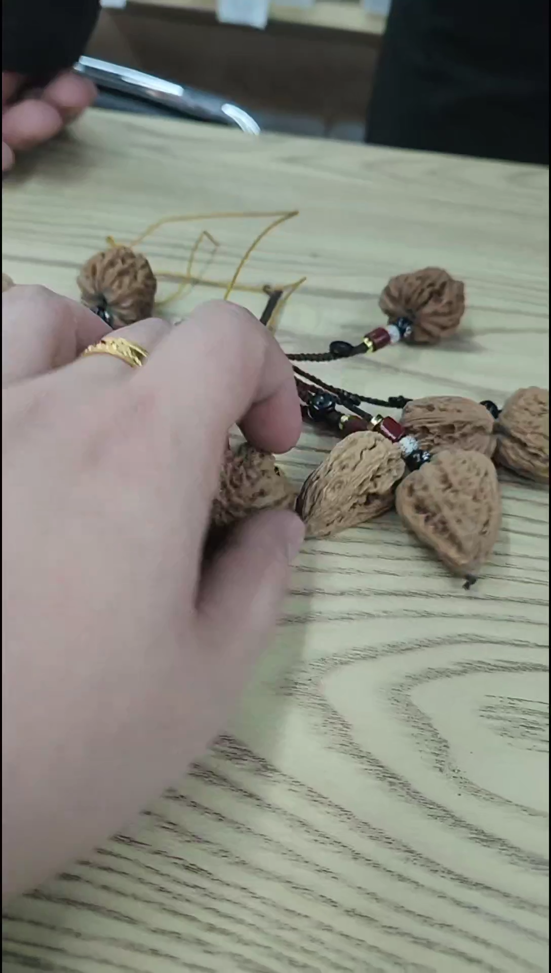 把件核桃一帆风顺南疆吊坠