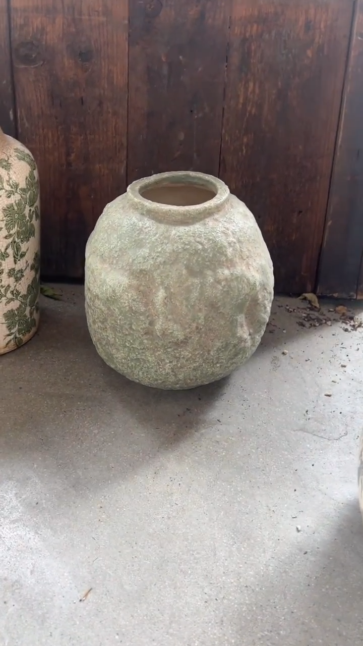 【闪购商品】陶瓷花盆高度21cm内口7.5cm