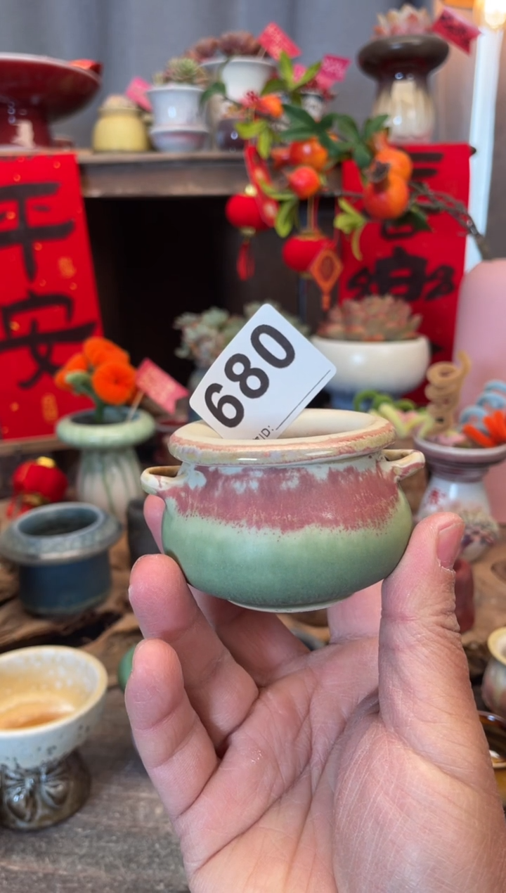【闪购商品】摆件680知木小芳花盆