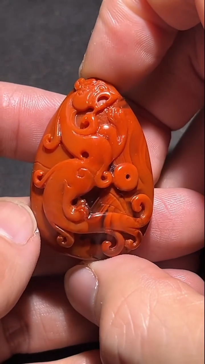 颈饰未镶嵌南红玛瑙pz1223-22