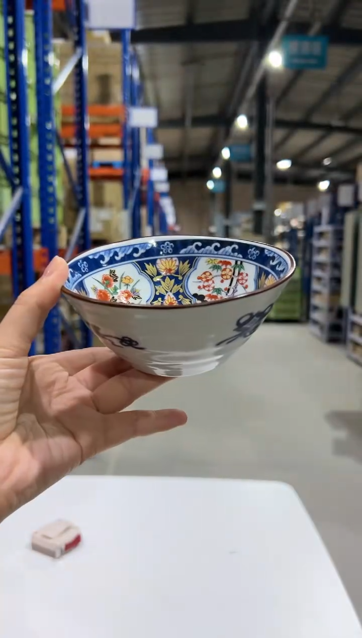 瓷染锦纹样小钵单只染锦纹样小钵单只