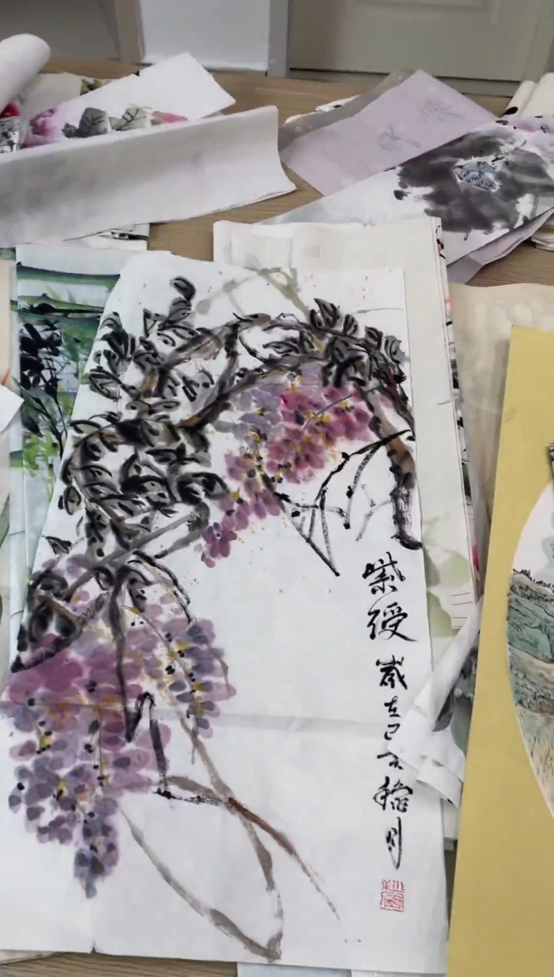 国画11.24国画手绘作品无边框