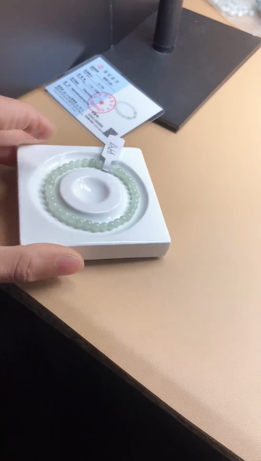 【闪购商品】翡翠手串未镶嵌天然翡翠A货手串A68