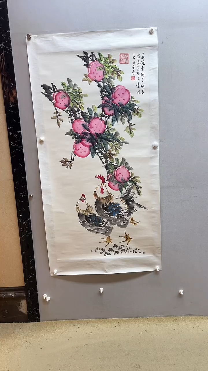 【闪购商品】国画张金专 仙桃大公鸡