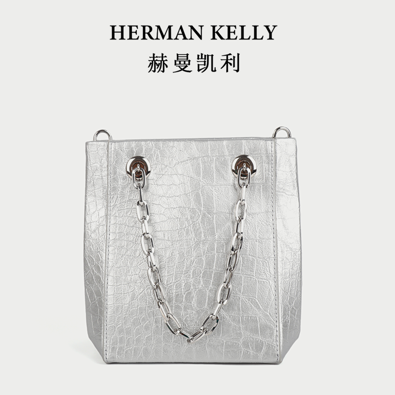 小众设计高级感托特包时尚百搭链条包单肩腋下包9083