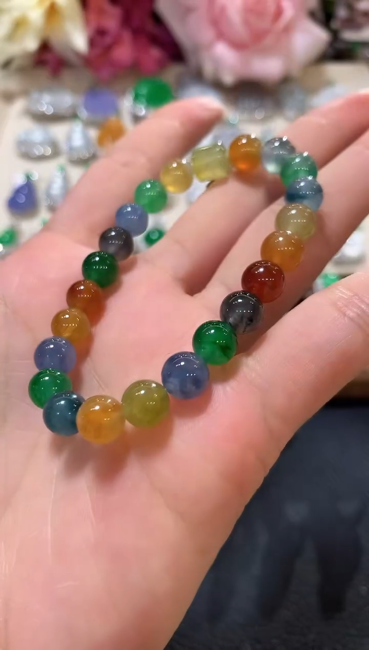 未镶嵌手串翡翠玲***?v5  