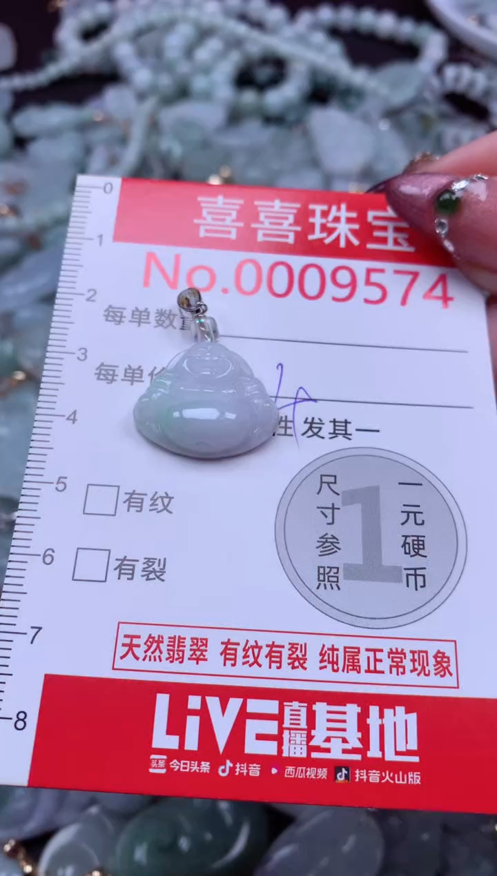 颈饰未镶嵌翡翠9574