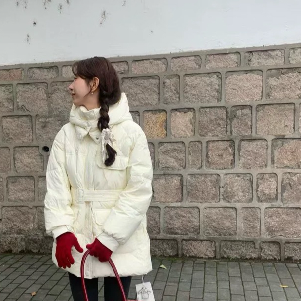 诗妮歌25新年高定 | 【梦里雾屿】泡芙感加厚中长款外套冬季御寒