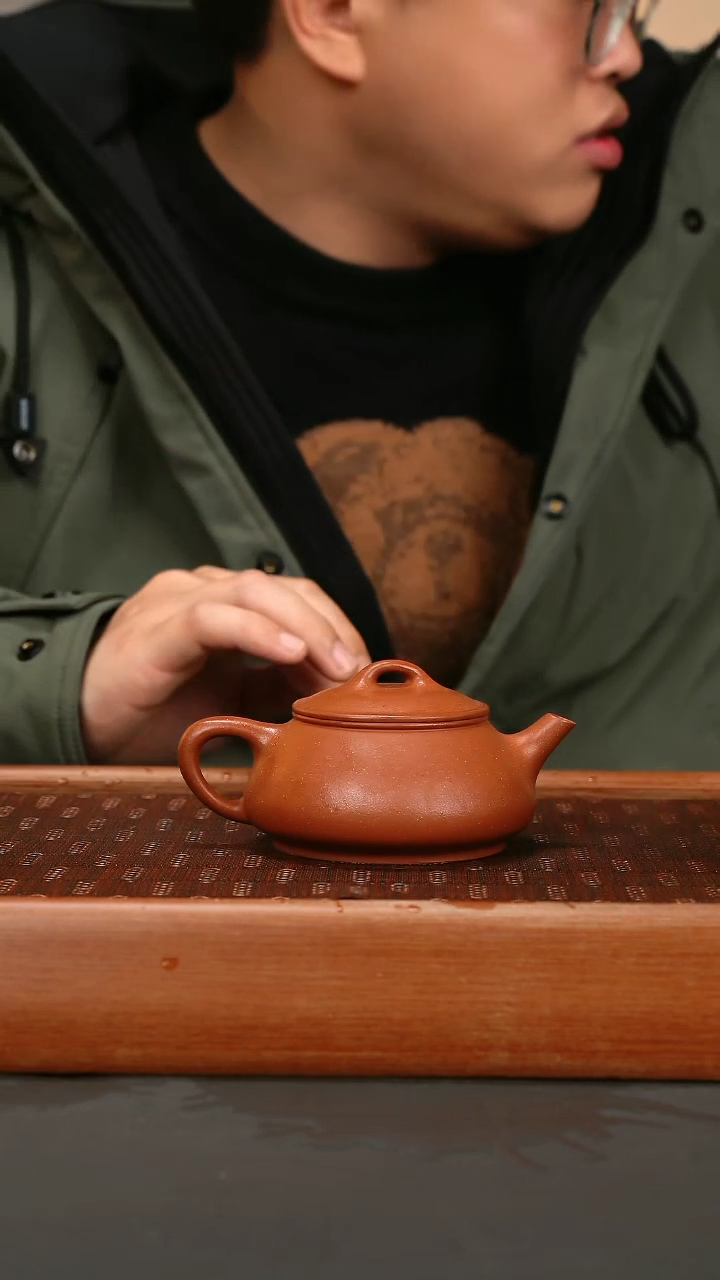 【闪购商品】紫砂茶壶sy 红降坡 许瓢