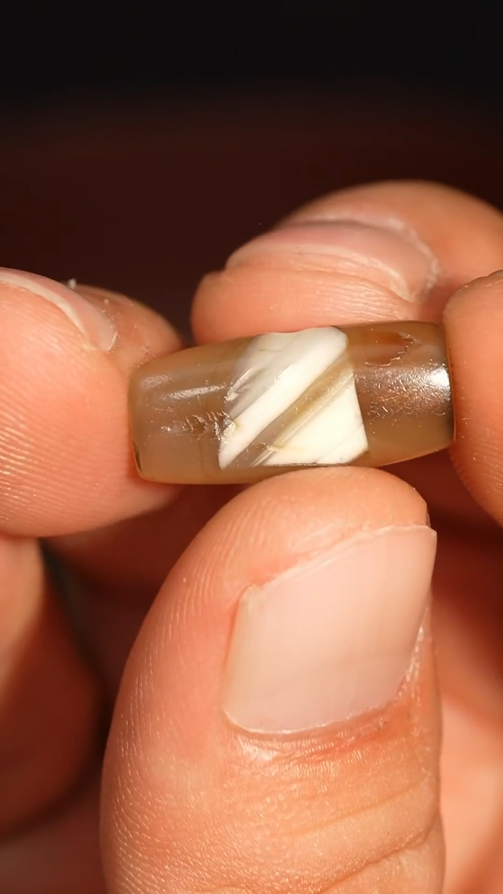 未镶嵌颈饰玛瑙/玉髓冲赛康胡子哥，DIY一183