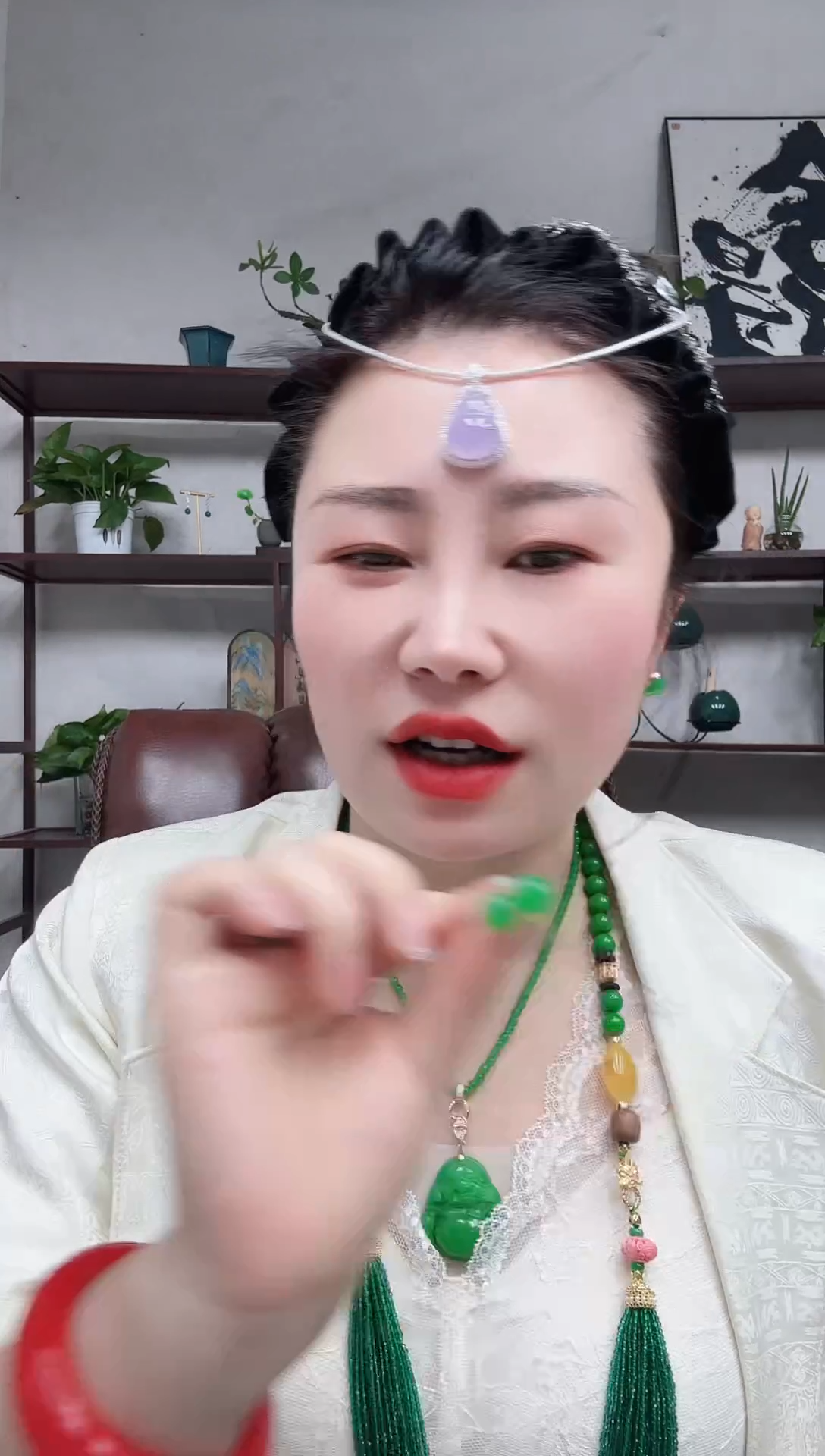 未镶嵌翡翠耳饰卡10 耳钉