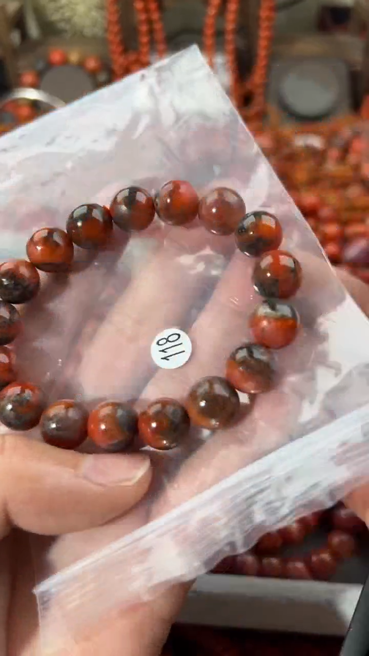 南红玛瑙未镶嵌手串11
