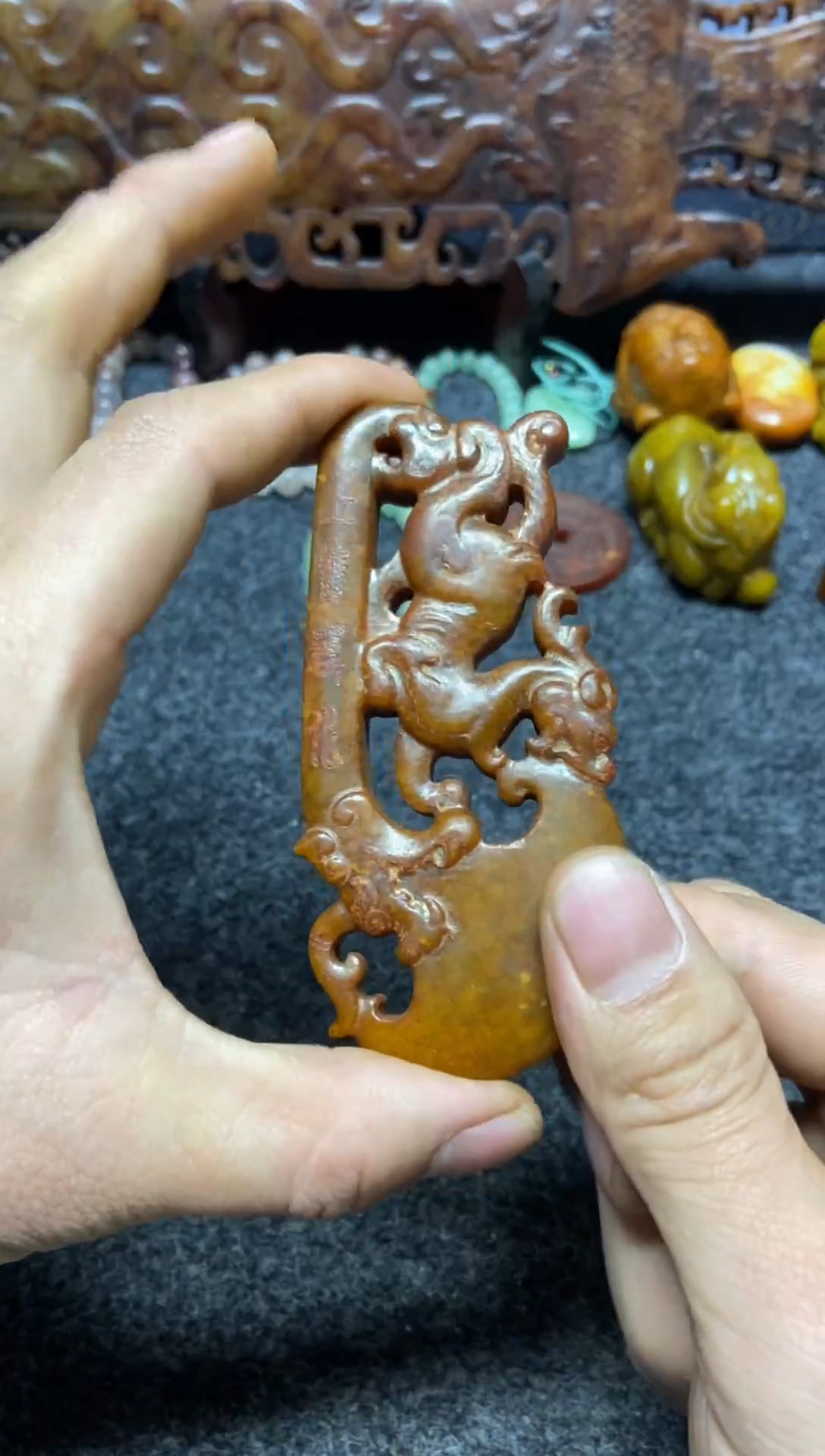 未镶嵌蛇纹石玉吊坠(不含链)直播间专用链接