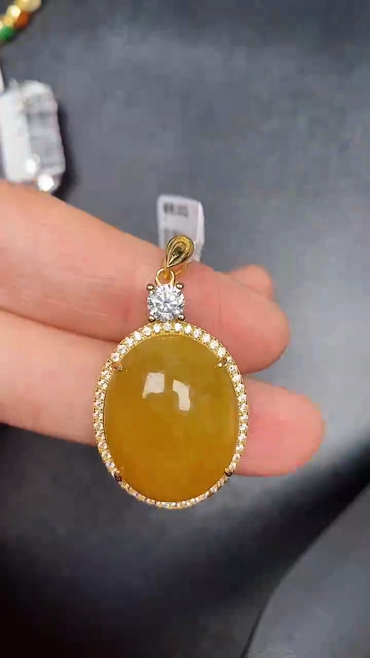 银S925镶嵌戒指翡翠3200