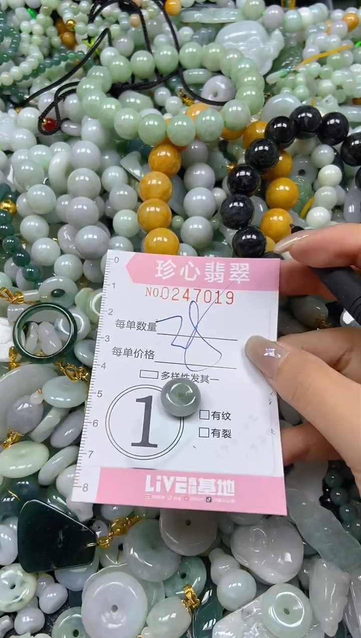 翡翠未镶嵌颈饰闪购0247019