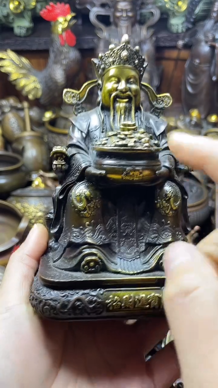 闪购链接，点击下单，有运费险，铜摆件++