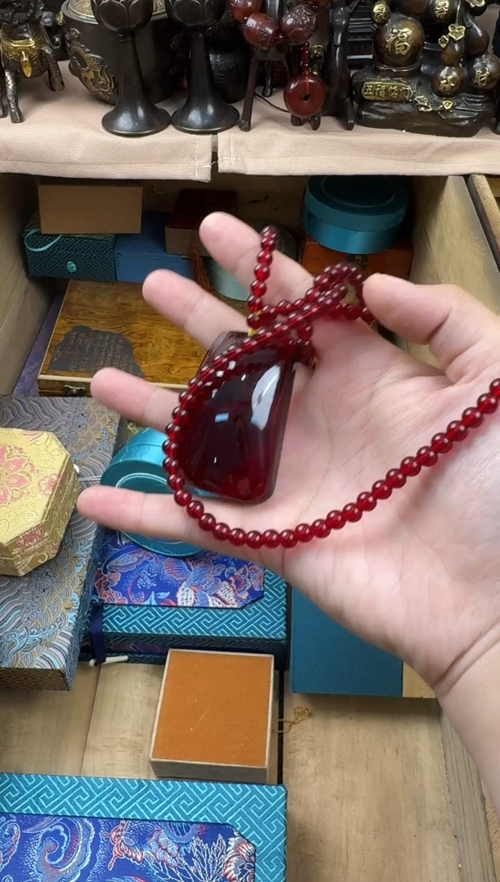未镶嵌颈饰琥珀你艳姐专属文玩