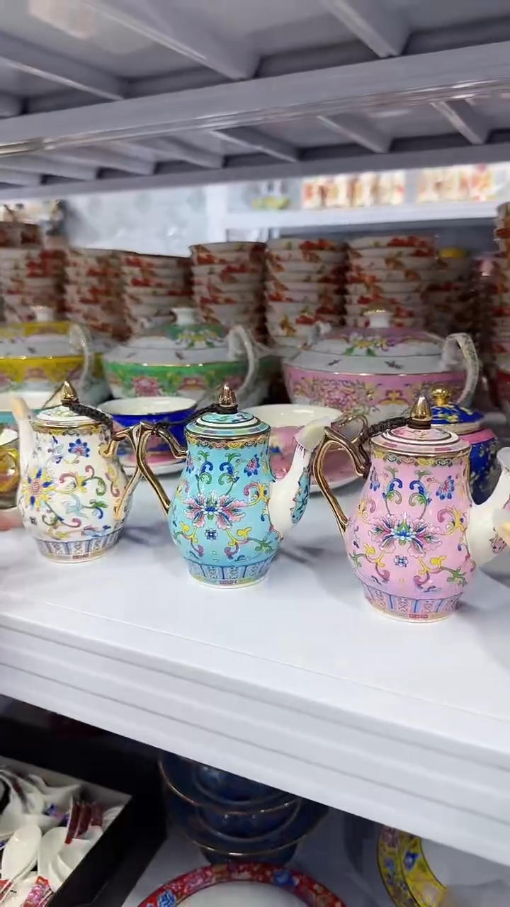 【闪购商品】瓷片醋壶3个景德镇陶瓷