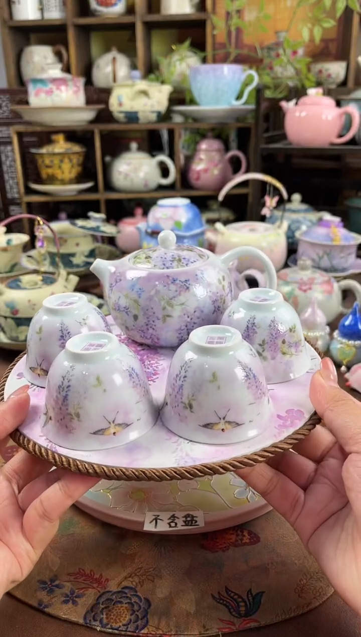 1壶4杯1个垫子啊