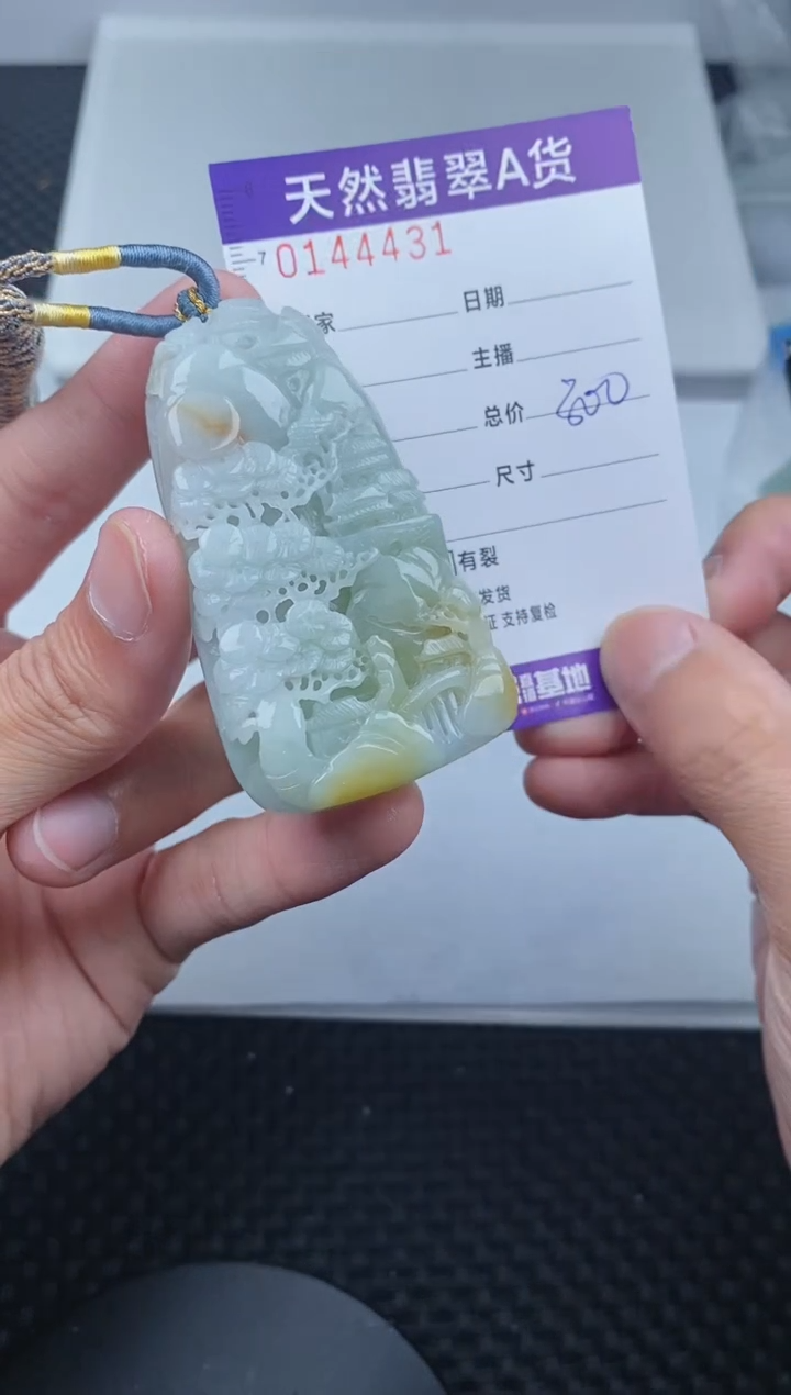翡翠未镶嵌颈饰       431