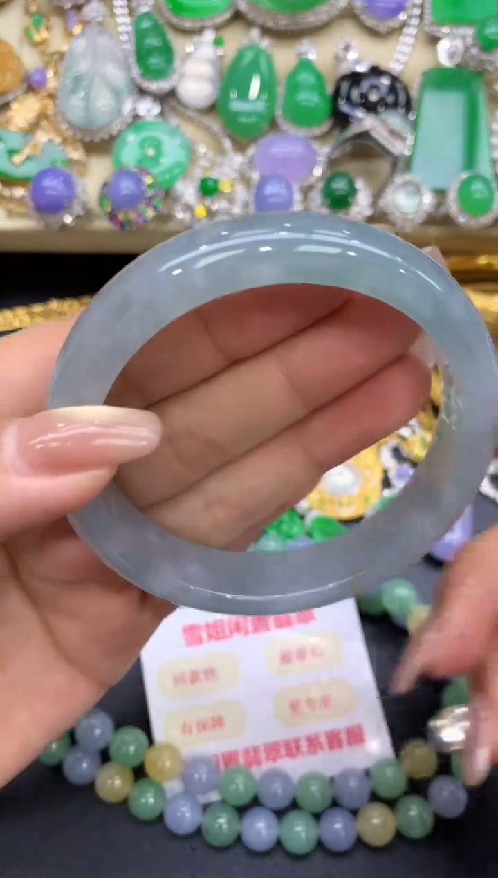 未镶嵌手镯翡翠111-中国好珍宝