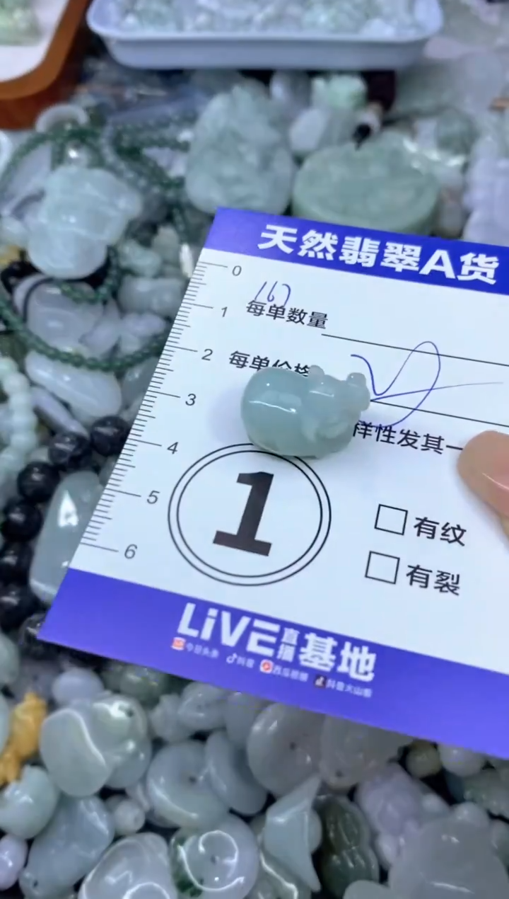 颈饰未镶嵌翡翠天然翡翠A货批量多样性发一件