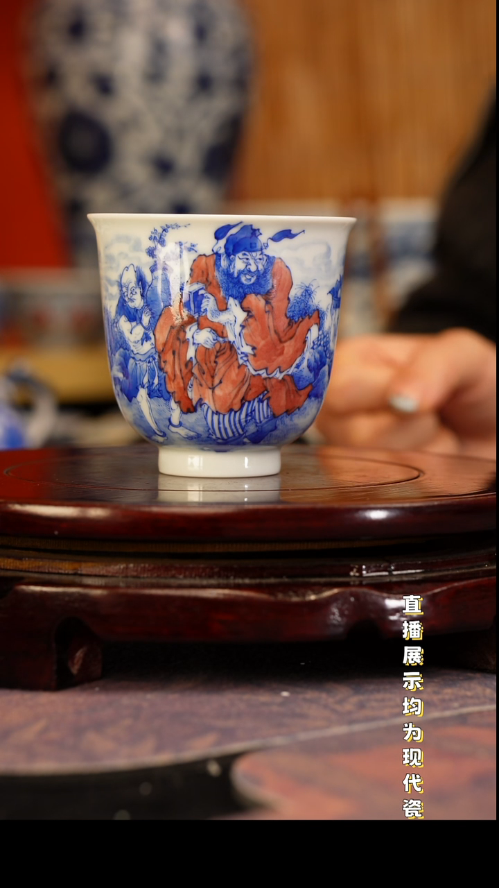 景德镇手工手绘陶瓷杯