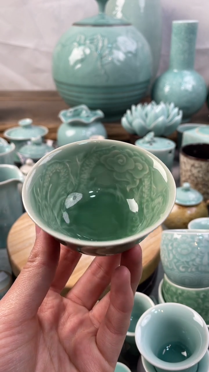 【闪购商品】福利款 慧仙青瓷 瓷器 主人杯