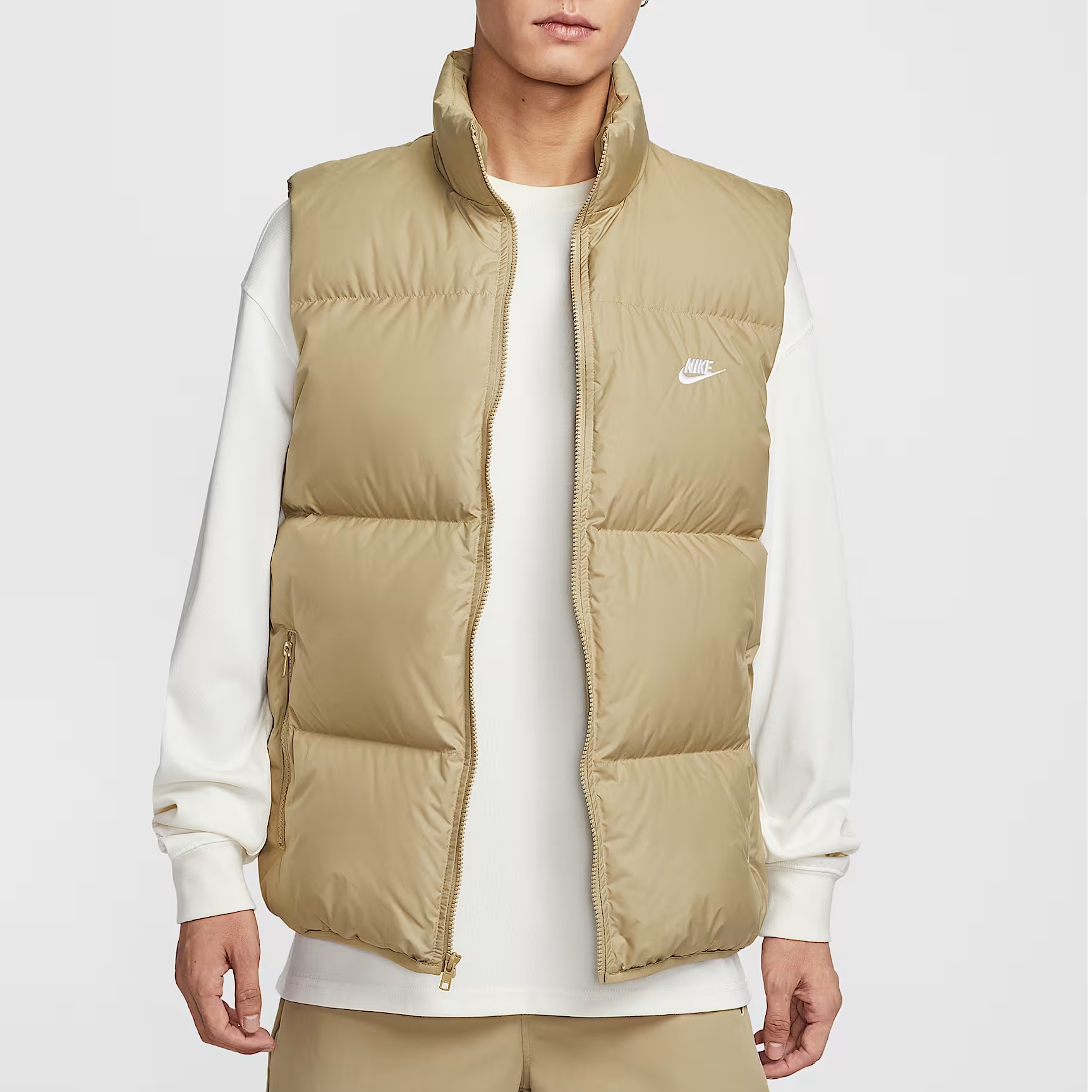 耐克/NIKE男子Therma-FIT立领时尚休闲拒水羽绒马甲 IB2978297