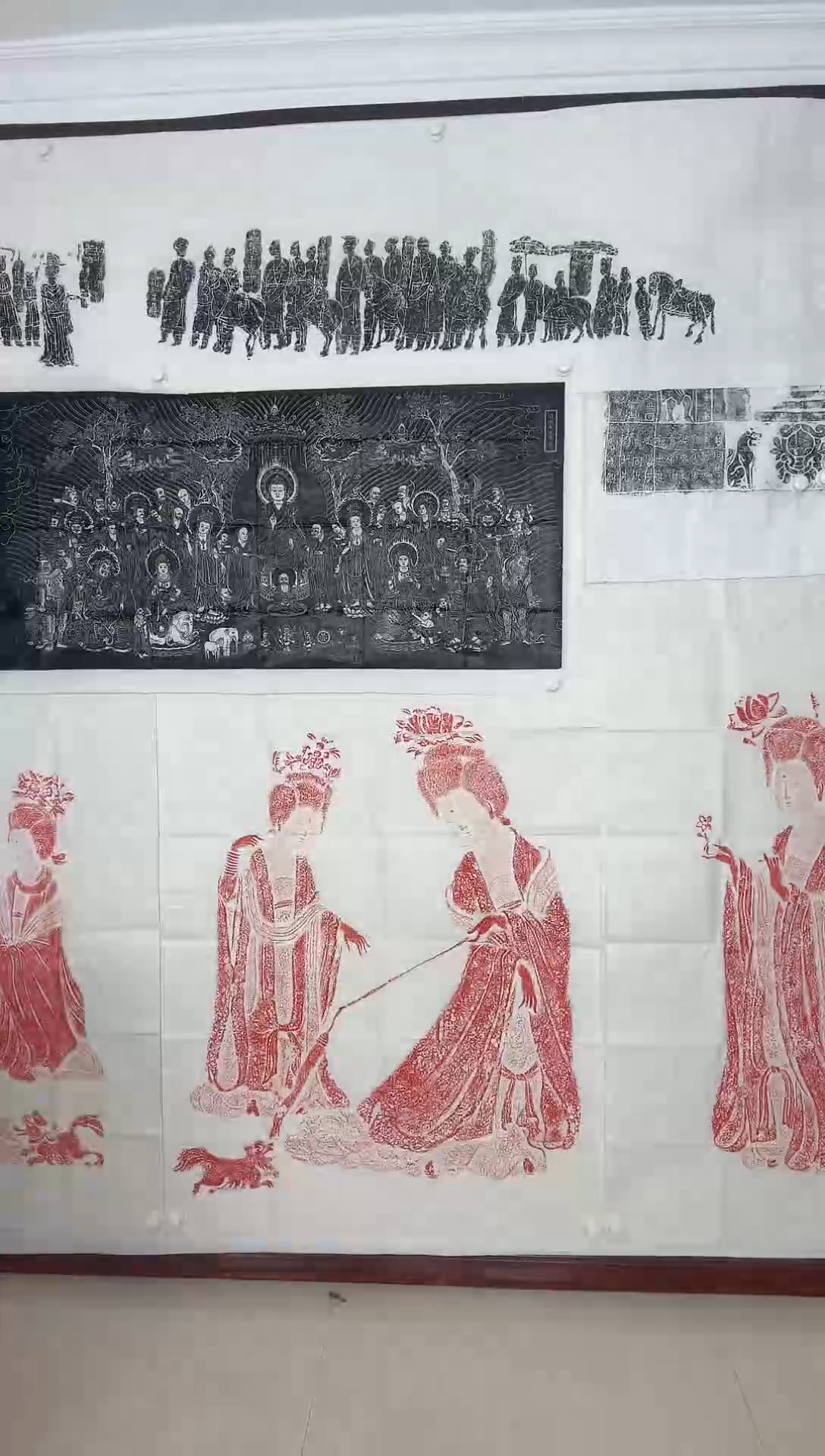 昌化石印石于右任对联墨拓