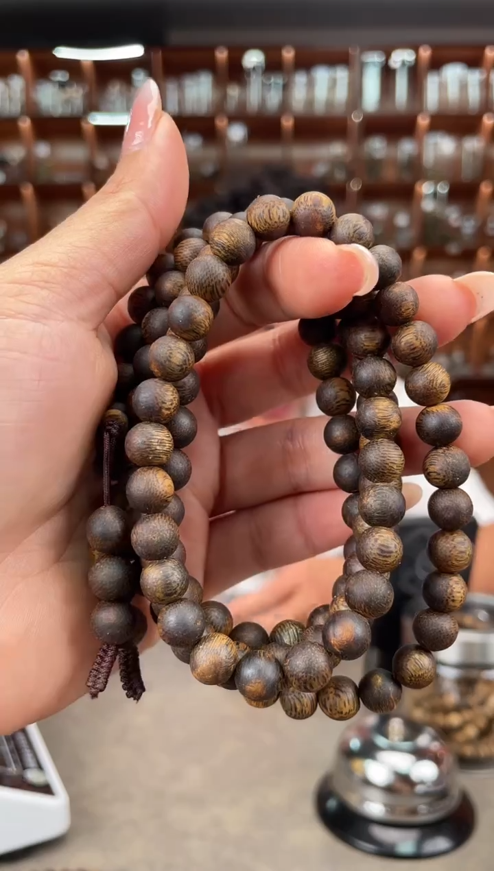 【闪购商品】沉香手串38号老料国香绿奇楠多样性发一条
