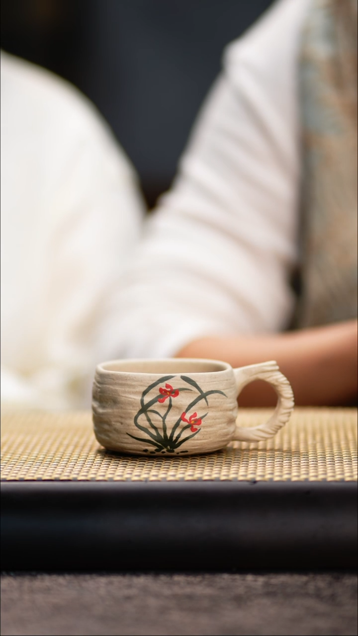 ZCY47白玉段 把杯