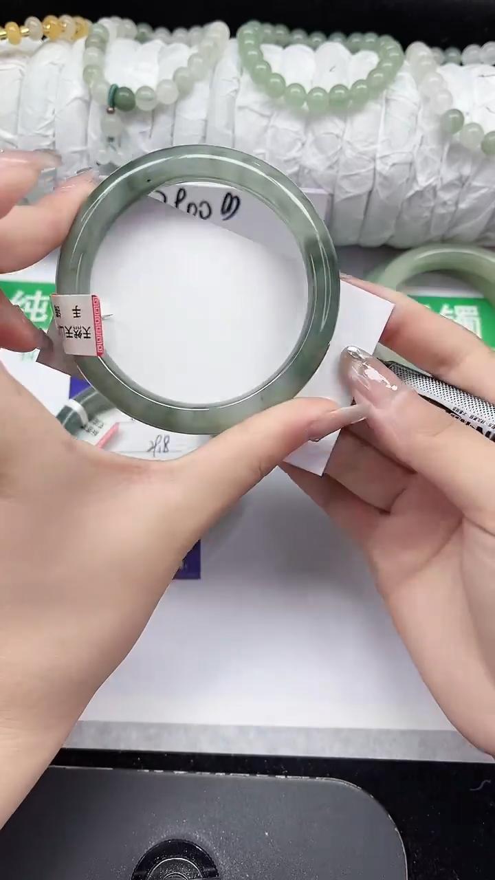 未镶嵌手镯石英质玉87-59/60