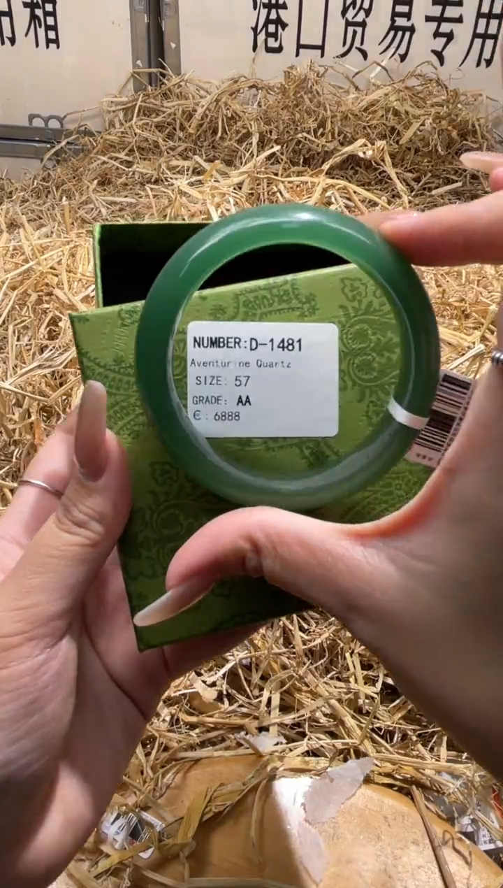 未镶嵌手镯石英质玉D1481LV