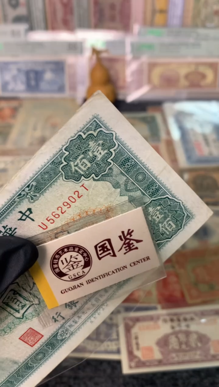 纸562902   面值100元      